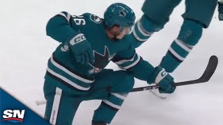 Sharks' Jack Thompson Caps Off Slick Passing Play For First NHL Goal