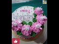 || Simple and elegant vanilla cake design ||#cakedecorating#shortvideo#