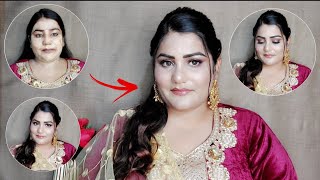 Wedding Guest Makeup Tutorial For Beginners | Self Makeup | makeup krne ka tarika