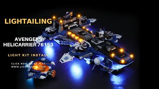 Lightailing Light Kit For Install In Lego Avengers Helicarrier 76153