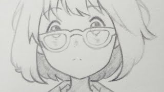 Drawing Kuriyama Mirai (KyoAni)