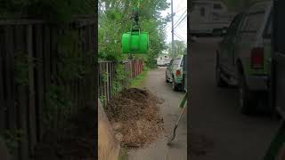 new clamshell grapple for Stump grinding clean ups