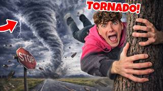Taking Shelter From a REAL TORNADO!