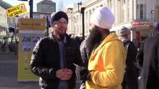 White English student 'Nick Singh's' Story of coming into Sikhi - Cardiff Street Parchar