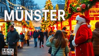 Münster, Christmas Market Walking Tour 4K | Magical Weihnachtsmarkt Moments