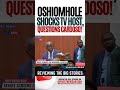 Senator Adams Oshiomhole shocked TV Host and opposed Cardoso in Senate #shorts #shortsvideo