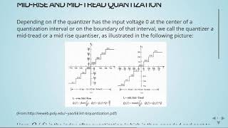 ADSP - 01 Quantization - 04 Uniform Quantization Types: Mid-Rise and Mid-Tread
