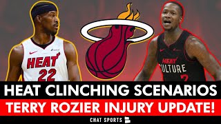 2024 NBA Playoff Clinching Scenarios + Heat Injury News On Terry Rozier & Duncan Robinson