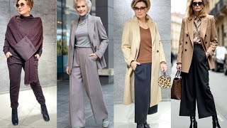 Winter outfits for women over 40,50,60|LOOK GORGEOUS AND ELEGANT IN THIS WINTER