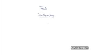 java constructor and it's execution - Session 5