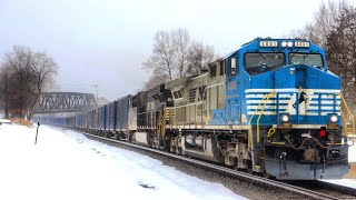 AMAZING Railfanning on the Norfolk Southern! NS 4001, 8101 \u0026 More on the Harrisburg Division!