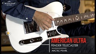 Fender American Ultra Telecaster Arctic Pearl Demo