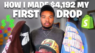 How To Make 1,000 FIRST DROP With Your Clothing Brand in 2023! 💰