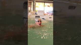 Okanagan athlete Taylor Ruck on the Jacuzzi J16 swim spa at Premium Pool and Spa