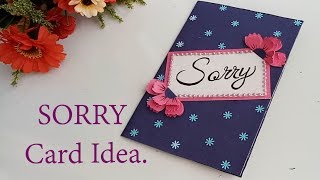 How to Make a Beautiful Sorry Card\\\\Sorry Card Tutorial.