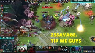 23 SAVAGE TIP ME GUYS VS TEAM SMG