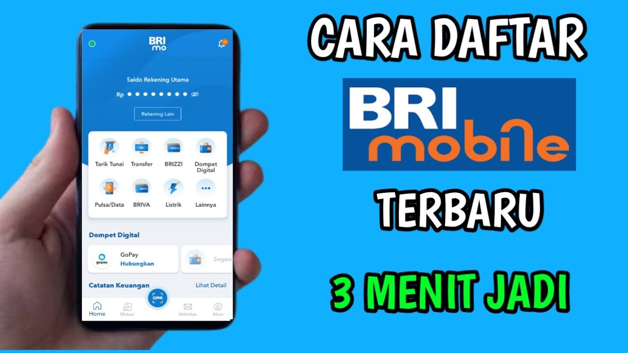 Cara Daftar Brimo ( Cara Daftar M Banking BRI ) - YouTube