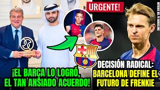 👍ACUERDO CERRADO, DANI OLMO ES CULÉ | DECISIÓN RADICAL:  FC BARCELONA DEFINE EL FUTURO DE FRENKIE