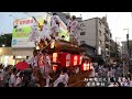 令和6年7月24日 平野区 細田町だんじり夏祭り 菅原神社宮入宮出