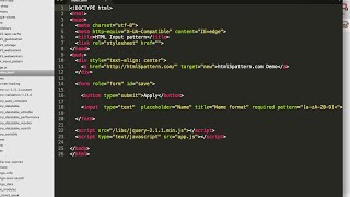HTML input pattern Attribute in 2 minutes