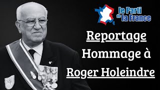 [Reportage] : Hommage à Roger Holeindre, président d'honneur du PdF (2025)