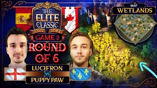 The Elite Classic: LucifroN vs Puppypaw G2, Ro6 Bo5 | Age Of Empires 4