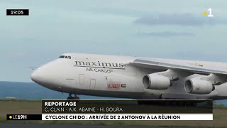 Cyclone Chido: l’Antonov, plus gros avion de transport logistique au monde, en renfort pour Mayotte.