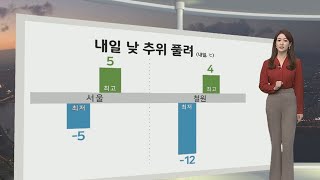 [생활날씨] 내일 맑고 아침 추위… 낮부터 풀려 / 연합뉴스TV (YonhapnewsTV)