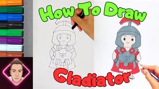 Gladiator How to Draw Roman Soldier | Step By Step Guide To Easy Drawing Roman Soldier
