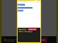 React Routing - React JS Tutorial For Beginners In Telugu, React Full Course,Learn ReactJS #shorts