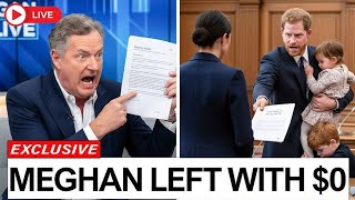 Piers Morgan exposes Harry's cruel divorce deal — Meghan shamelessly uses children as a shield!