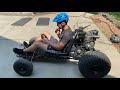 new project manco dingo with 8hp briggs u0026 stratton engine go kart u0026 torque converter