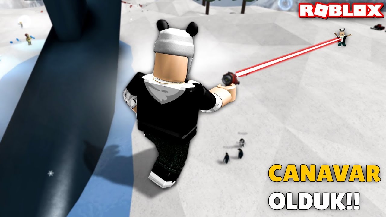 Canavar Adam Olduk! - Panda Ile Roblox Battle As A Giant Boss - YouTube