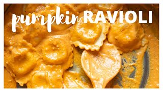 20 Minute Pumpkin Ravioli