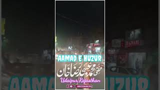 Mufti Asjad Raza Khan Grand Welcome Udaipur Rajasthan 18 September 2023 #viral #islamic#qaide_millat