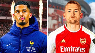 DE LIGT TO ARSENAL; SALIBA DROPPED FROM FRANCE STARTING XI