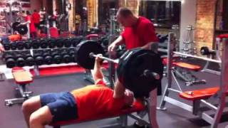 Normunds Tomsons bench press