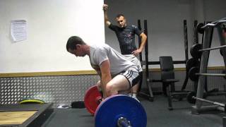 Kenneth Malone 150kg deadlift