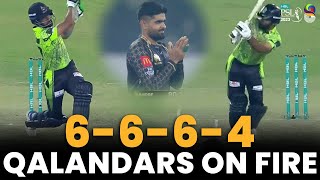 6 - 6 - 6 - 4 | Qalandars on Fire | Lahore Qalandars vs Peshawar Zalmi | Match 15 | HBL PSL 8 | MI2A
