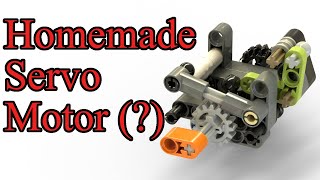 Homemade LEGO servo motor proof of concept