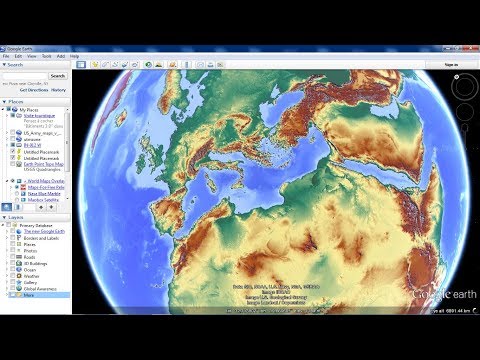 Google Earth Map Overlays road maps, terrain relief and contour maps Google Earth Map Overlays road maps, terrain relief and contour maps