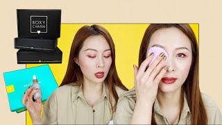 4个盒子high到天亮｜从化妆到卸妆｜Boxycharm VS Boxypremium, Jan 2020| Lookfantastic Jan| Boxyluxe Dec