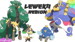 Complete Pokedex - Leweka Pokemon Region (African & Egyptian Fakemon Region)