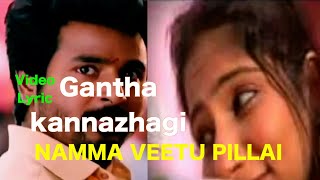 Gaantha kannazhagi song video lyrics -Tamil New movie namma veettu pillai song sivakarthikeyan
