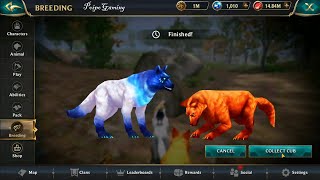 Breeding Mythic Wolf Level 133 and 130