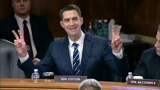 February 20, 2025: Senator Cotton Q\u0026A during Senate Committee on Energy and Natural Resources