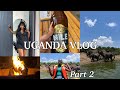 UGANDA VLOG PART 2🇺🇬🇺🇬 QUEEN ELIZABETH NATIONAL PARK +CAMPING FOR THE FIRST TIME +ELIJAH PERFOMANCE