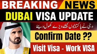 🇦🇪 Dubai 2025 Confirm Date Visa Open | Dubai Visa Update 2025 | Dubai work Visa update #millionviews