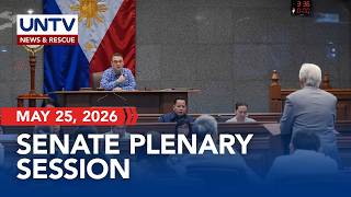 LIVE: Senate Plenary Session I May 25, 2026