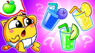 Colourful Fruit Juice Song 🥤😋 Kids Healthy Habits and Funniest Cartoon For Kids